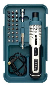 5V Rechargeable Electric Screwdriver with 24 Bits WESCO